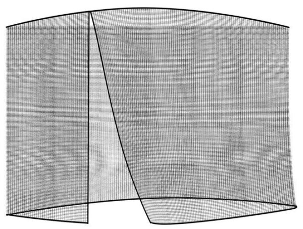 Mosquito net for garden umbrella 3m - black - Image 4