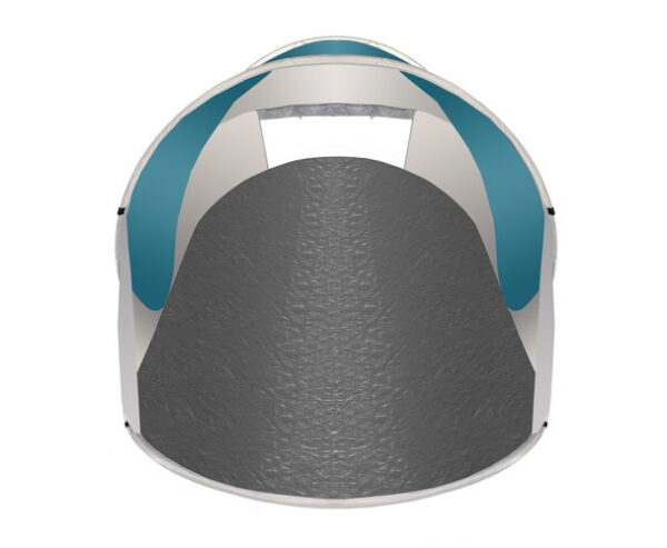 Beach tent 145x100x70cm - turquoise - white - Image 3