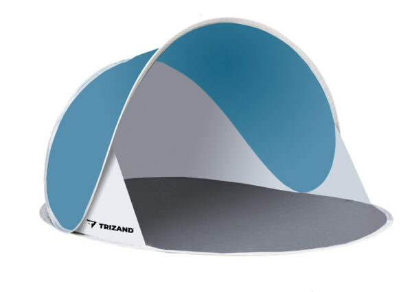 Beach tent 145x100x70cm - turquoise - white - Image 7