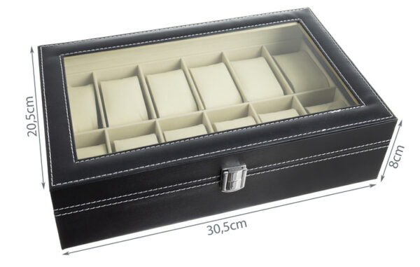 Watch organizer 12 compartments - Image 3