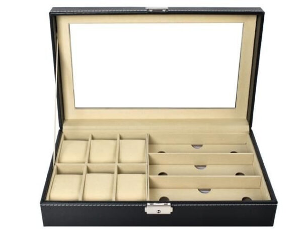 Watch and glasses organizer black - Image 6