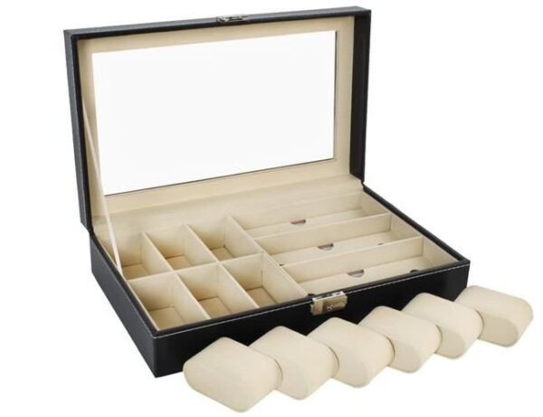 Watch and glasses organizer black - Image 11