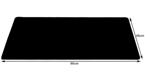 Mouse and keyboard pad - black P18625 - Image 3
