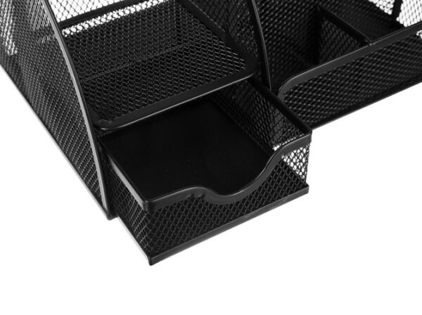 Desk organizer - 6 compartments - black - Image 6