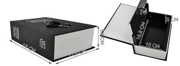 Safe - box hidden in a book 18cmx11.5cm - Image 3