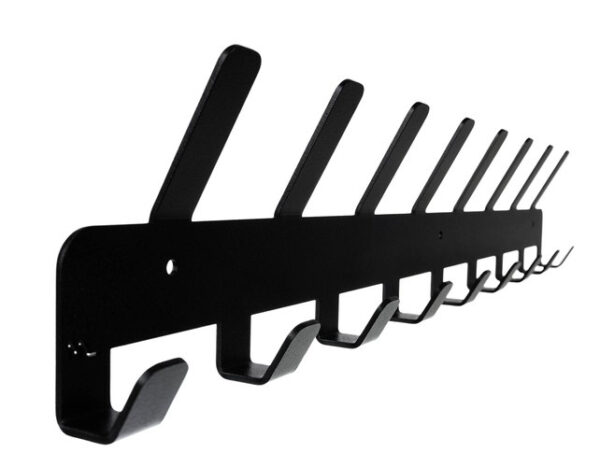 Wall hanger (17 hooks) - black - Image 4