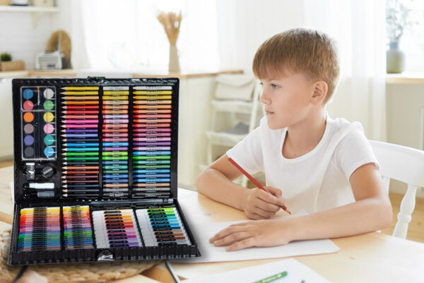 Painting set in a case 168 pcs black - Image 9